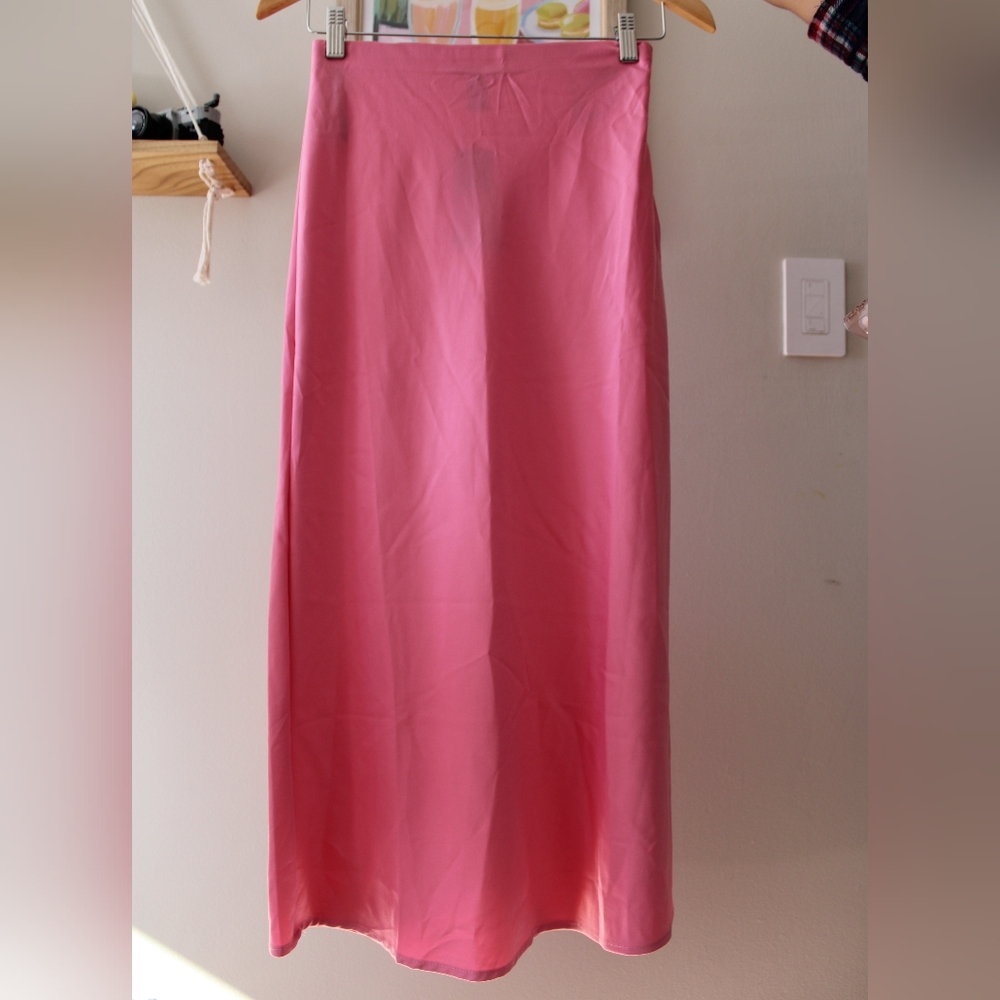 Forever 21 Satin Maxi Skirt